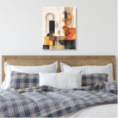 Bauhaus Aquarelle toile Abstraite (Insitu(Chambre))