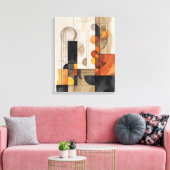 Bauhaus Aquarelle toile Abstraite (Insitu(Salon))