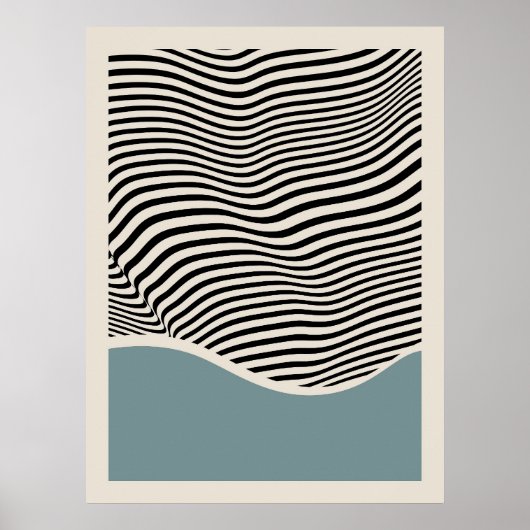 Bauhaus Architecture | Licht blauw Poster (Voorkant)