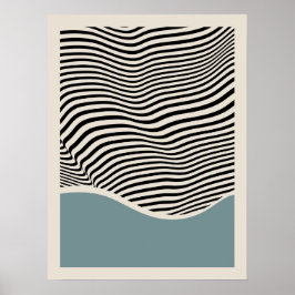 Bauhaus Architecture | Licht blauw Poster