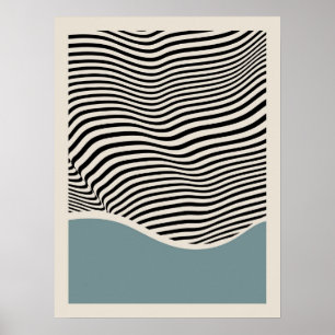 Bauhaus Architecture   Licht blauw Poster