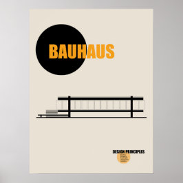 Bauhaus Architecture Poster