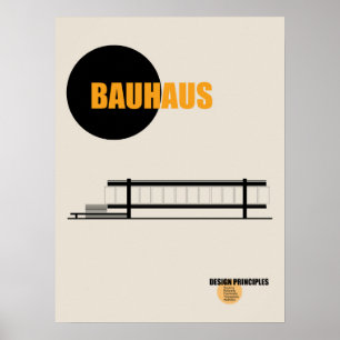 Bauhaus Architecture Poster