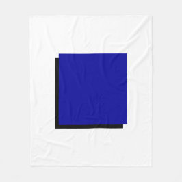 Bauhaus Art Blue Square Fleece Deken