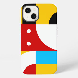 Bauhaus Art Geïnspireerd Patten Telefoon Case iPhone 13 Hoesje