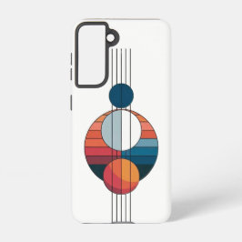 Bauhaus Art in five lines and spheres Samsung Galaxy Hoesje