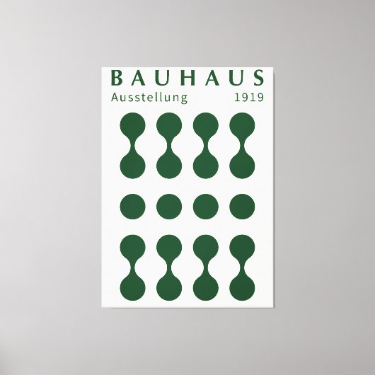 Bauhaus Ausstellung 1919 Impression de forme, déco (Recto)