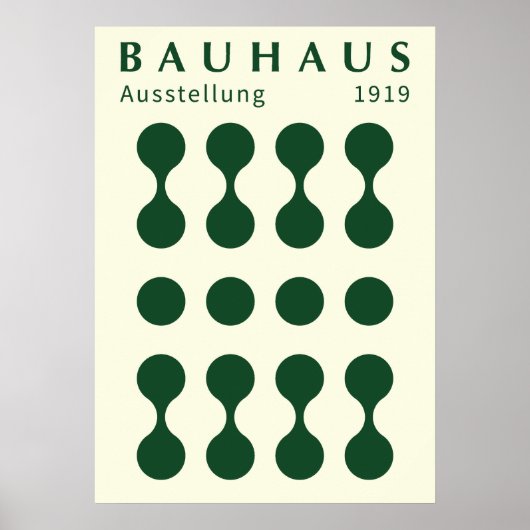 Bauhaus Ausstellung 1919 Impression de forme, déco (Devant)