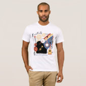 Bauhaus Band Muziekinstrumenten T-shirt (Voorkant volledig)