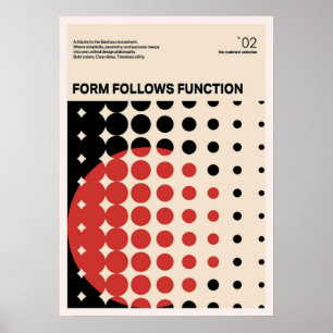 Bauhaus, Bauhaus-design, modern design, geometrisc Poster