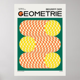 Bauhaus, Bauhaus-design, modern design, geometrisc Poster