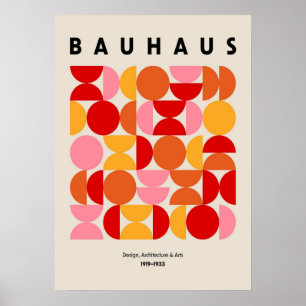 Bauhaus, Bauhaus ontwerp, modern ontwerp, geometri Poster