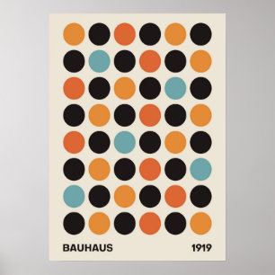 Bauhaus, Bauhaus ontwerp, modern ontwerp, geometri Poster