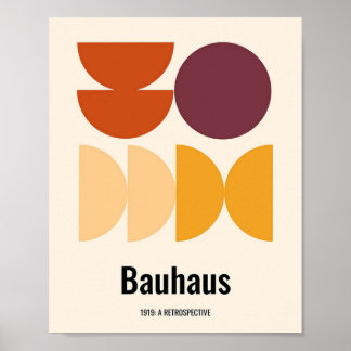 Bauhaus, Bauhaus ontwerp, modern ontwerp, geometri Poster