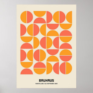 Bauhaus, Bauhaus ontwerp, modern ontwerp, geometri Poster