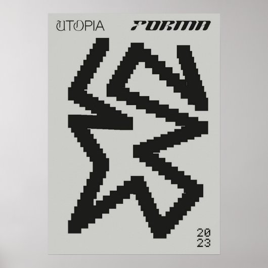 Bauhaus, Bauhaus ontwerp, modern ontwerp, geometri Poster (Voorkant)