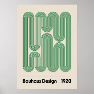 Bauhaus, Bauhaus ontwerp, modern ontwerp, geometri Poster