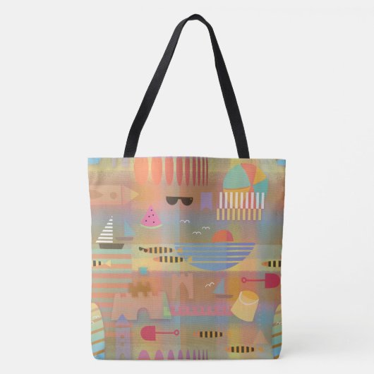 Bauhaus Beach Party Canvas tas (Voorkant)