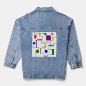 Bauhaus Circuits Denim Jacket (Achterkant)