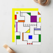 Bauhaus Circuits Notitiekaartje (Voorkant / Achterkant in situ)