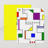 Bauhaus Circuits Notitiekaartje (Voorkant / Achterkant)
