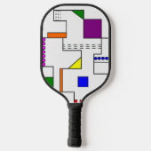 Bauhaus Circuits Pickleball Paddle (Achterkant)
