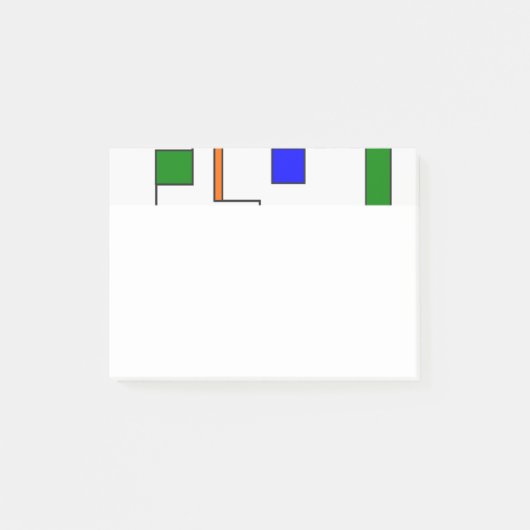 Bauhaus Circuits Post-it® Notes (Voorkant)