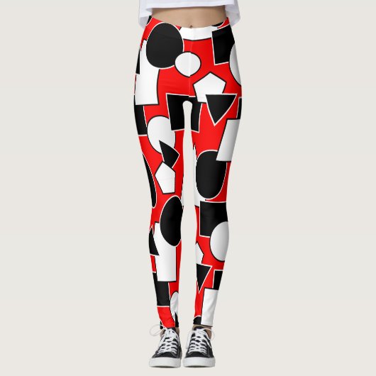 Bauhaus Collage Leggings (Voorkant)