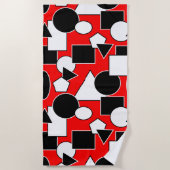 Bauhaus Collage Strandlaken (Voorkant)