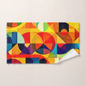 Bauhaus Color Geometry Design (Serviette à main)