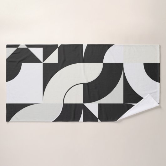 Bauhaus composition artwork made with abstract ele badhanddoek (Badhanddoek)