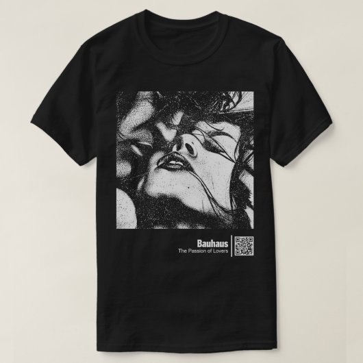 Bauhaus De passie van geliefden Vectorart Barcode T-shirt (Design voorkant)