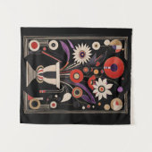 Bauhaus Deco Bloempot Wandkleed (Voorkant (horizontaal))