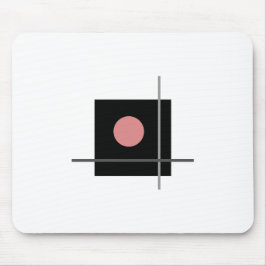 Bauhaus Design Geometrische kunst Grijze samenstel Muismat