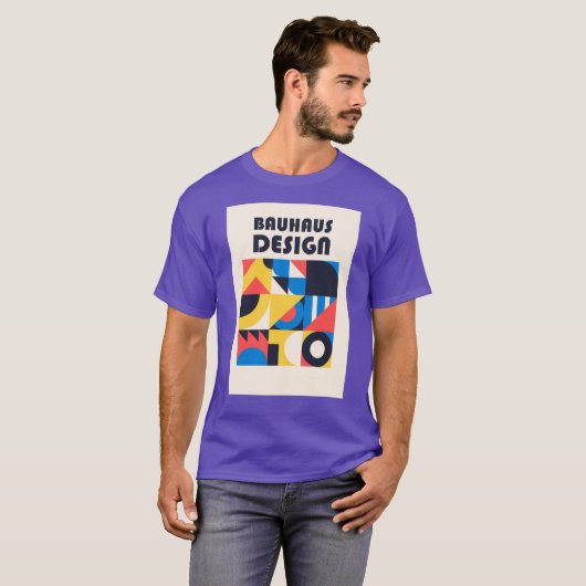 Bauhaus Design Premium T-shirt (Voorkant volledig)
