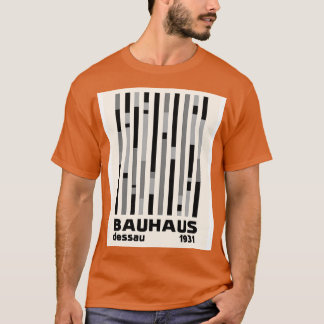 Bauhaus Dessau 1931 Modernistische Homage Zwart Gr T-shirt