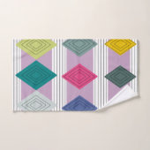 Bauhaus Diamond Quilt (Serviette à main)