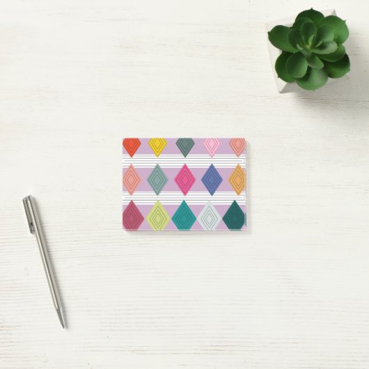 Bauhaus Diamond Quilt Post-it® Notes (Kantoor)