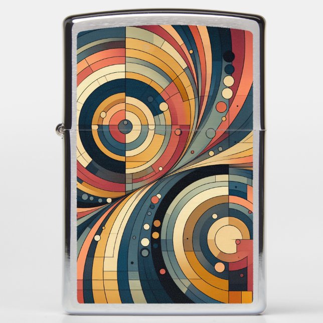 Bauhaus Duality Zippo aansteker (Voorkant)