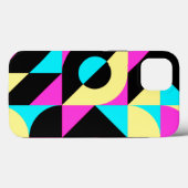Bauhaus Geïnspireerd geometrisch patroon Case-Mate iPhone Case (Achterkant (horizontaal))