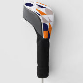 Bauhaus Geïnspireerd geometrisch patroon Golfheadcover (Schuin)