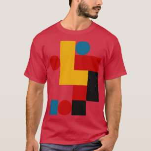Bauhaus geïnspireerd patroon 3 t-shirt