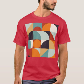 Bauhaus geïnspireerd patroon 4 t-shirt