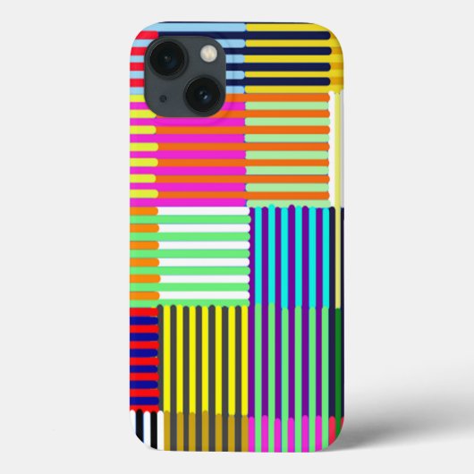 Bauhaus Geïnspireerde Optica Case-Mate iPhone Case (Achterkant)