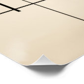 Bauhaus Geometric Abstract Composition Perfect Poster (Hoek)