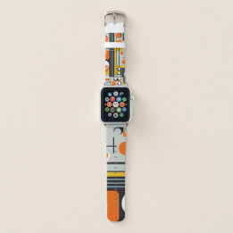 Bauhaus Geometric Design 01 Ideaal voor Apple Horlogebandje