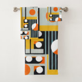 Bauhaus Geometric Design 01 Ideaal voor Bad Handdoek (Insitu)