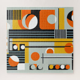 Bauhaus Geometric Design 01 Ideaal voor Legpuzzel