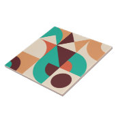 Bauhaus geometrisch abstract N2 Tegeltje (Zijkant)