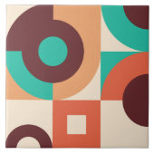 Bauhaus geometrisch abstract N6 Tegeltje (Voorkant)